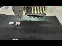 Com uma cabeça única com dispositivo de corte a laser do lado esquerdo