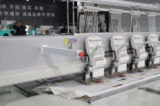9 Agulhas Máquina de bordado duplo de lenços 20 Cabeça 10,5m*2,3m*1,25m