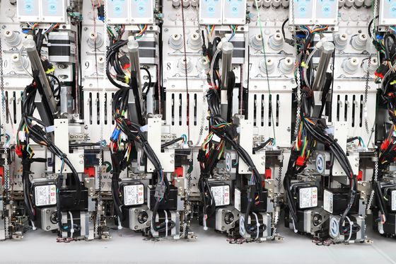 10 Cabeças 4 Máquina de bordado de agulhas Industrial com função de folha de papel