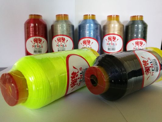 120D 100% poliéster de bordados de fios 5000 metros por cone para bordados e costura