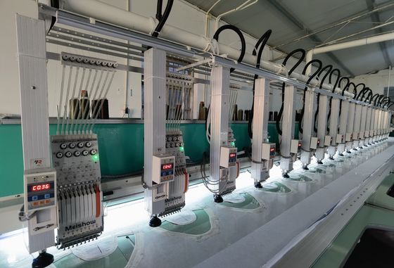 40W-80W máquina de bordado de corte a laser 20 cabeça para 2 camadas de corte de tecido