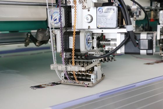 Máquina de bordado informatizado profissional 12 cabeça com moldura de alumínio