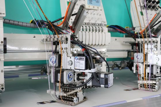 Máquina de bordados de 6 cores, Máquina de bordados multicolores 20 cabeças