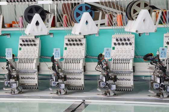 Máquina de bordados de 6 cores, Máquina de bordados multicolores 20 cabeças