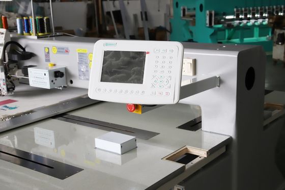 Máquina de bordado de cordas de agulha múltipla de 6 cabeças Máquina de bordado de lenços duplos