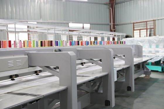 15 Cabeças 9 Agulhas Máquina de bordado de cordas 13 Línguas Construção resistente