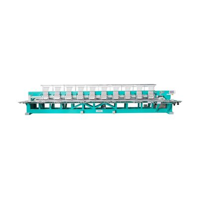 Máquina de bordado de sequins simples 15 agulhas 12 cabeças Área de personalização