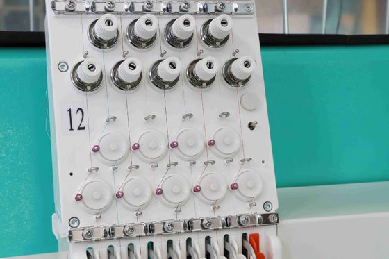 30 Cabeças 9 Agulhas Máquina de bordado plano com recetor único de camas duplas