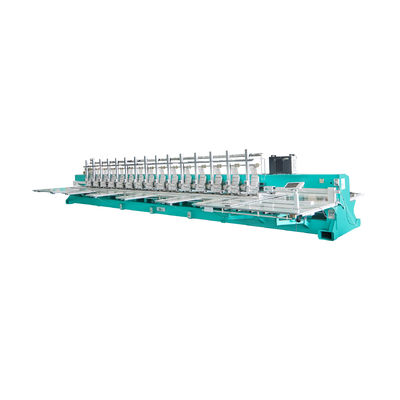 12 Cabeças Máquina de bordado de corte a laser Computarizada 10.5M*2.3M*1.25M