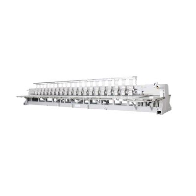 Máquina de bordados informatizados industriais de 4500 kg 22 cabeças 9 agulhas