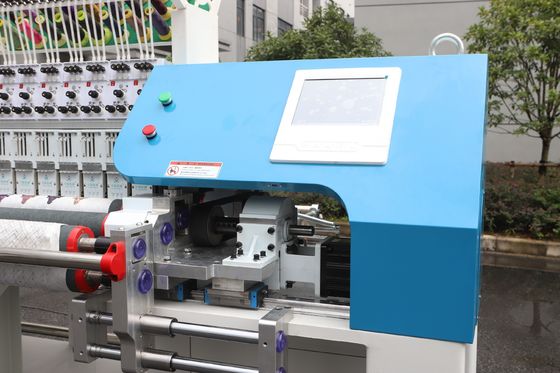 Máquina de bordado de colchas computadorizada 22 cabeças 3 agulhas sem anexos