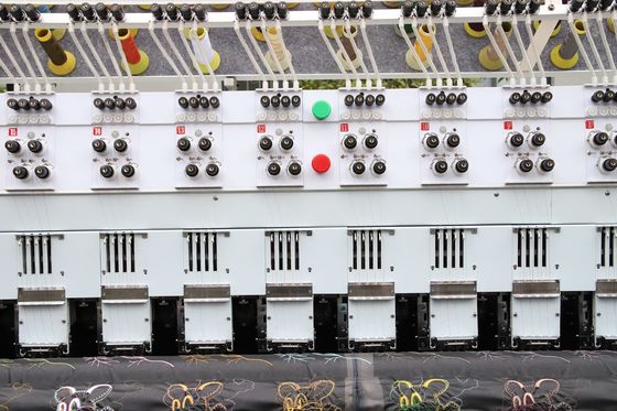 Automatização Máquina de bordado de cobertores de algodão 22 cabeças 4 cores