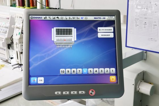 12 cabeças de bordados de fita mista Máquina de computador de alta velocidade