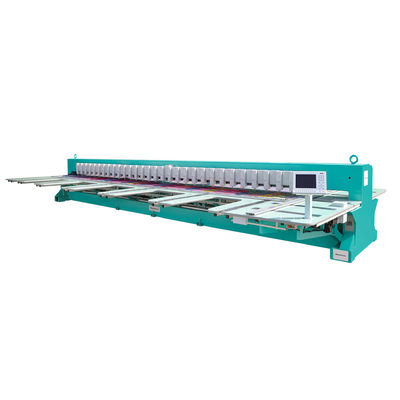 Máquina de bordado de chenille de 1000 rpm 6 agulhas 15 cabeças Máquina de bordado automático computadorizada